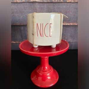 Rae Dunn Christmas Planter - Naughty/Nice